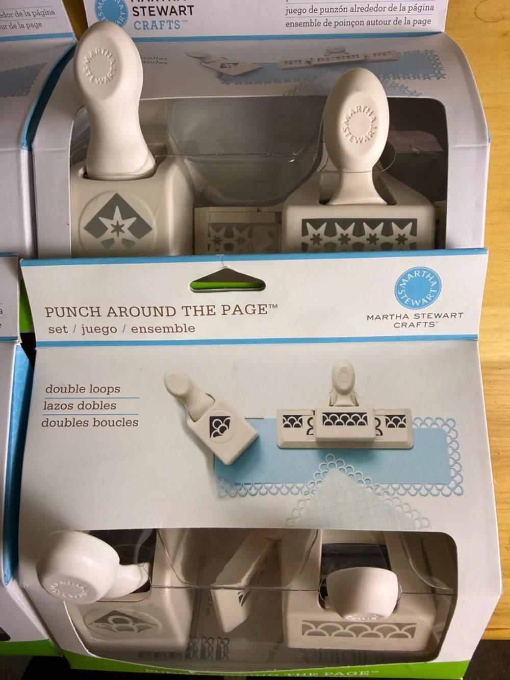 New Set of 6 Martha Stewart Punch Around the Page Edge Punch Sets Paper Crafting - Picture 7 of 8